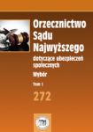 Orzecznictwo Sądu Najwyższego dotyczące ubezpieczeń społecznych